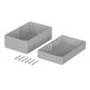 Bopla Pouzdro, řada: Euromas IP66 barva Světle šedá barva Světle šedá ABS 250 mm 120 mm 160 mm Polychloropren