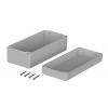 Bopla Pouzdro, řada: Euromas IP66 barva Světle šedá barva Světle šedá ABS 340 mm 120 mm 150 mm Polychloropren