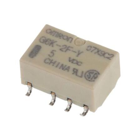 Omron Signálové relé DPDT Povrch 1A 5V dc G6K
