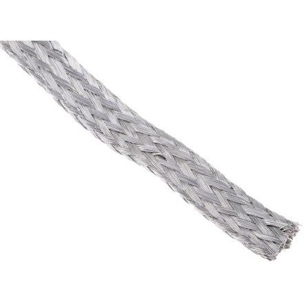 Opletený vodič plocha průřezu 7.5 mm² délka 25 m RS PRO Cínovaný měděný drát 10 x 2 mm