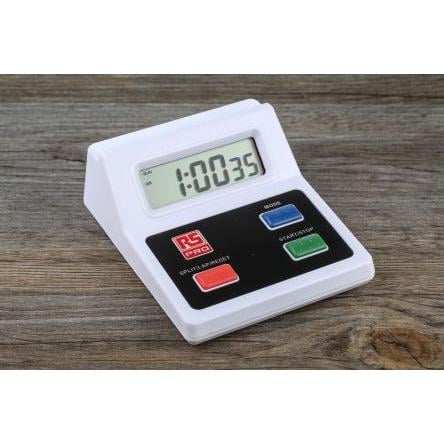 Stolní časovač barva Bílá Digitální 23 h Baterie RS PRO