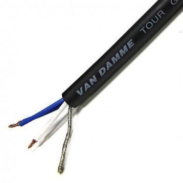 Audio kabel, řada: Tour Grade Classic XKE Starquad 4žilový Stíněný, vnější průměr: 6 mm OD Van Damme, Černá 100 m