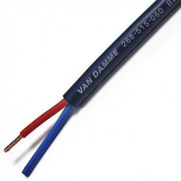 Audio kabel, řada: Blue Studio Grade 2žilový Van Damme 100 m, Modrá