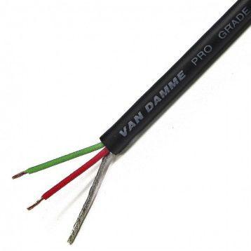Audio kabel, řada: classic pro-patch Stíněný, vnější průměr: 4.85 mm OD Van Damme, Černá 100 m