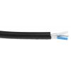 Audio kabel, řada: classic 1 pair 2žilový Stíněný, vnější průměr: 3.5 mm OD plocha průřezu 0.2 mm Van Damme, Černá 100 m