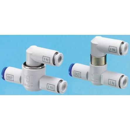 SMC Pneumatický přepínací ventil, řada: VR12, AND, Kyvadlo, max. tlak: 1 Mpa, max. průtok: 680L/min, No