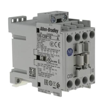 Allen Bradley 1 NO Stykač napětí ve vinutí 230V ac 3pólový 9 A 690V ac 4 kW s 3 NO kontakty 230V ac Řízení motoru,
