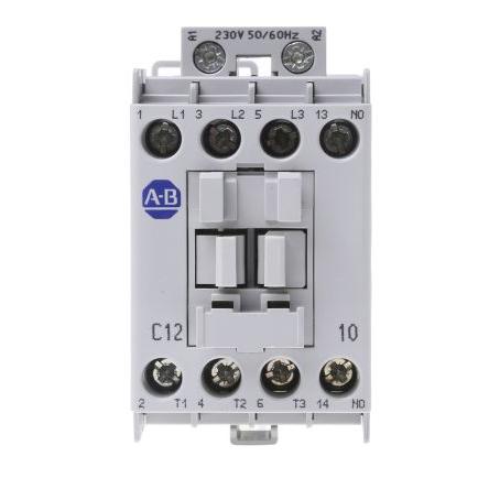 Allen Bradley 1 NO Stykač napětí ve vinutí 230V ac 3pólový 12 A 690V ac 5.5 kW s 3 NO kontakty 230V ac Řízení motoru,
