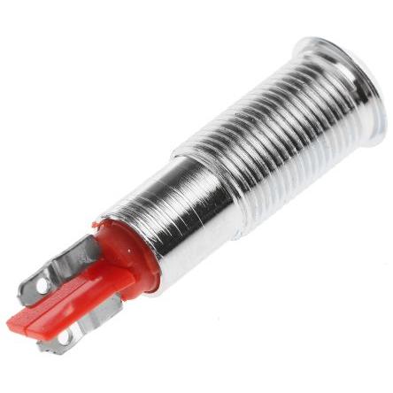Indikátor pro montáž do panelu, řada: SMCP Červená, typ žárovky: LED Signal Construct 26V 6 mm, IP67
