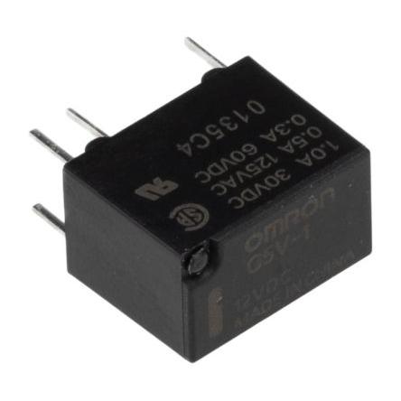 Omron Signálové relé SPDT Montáž na plošný spoj 2A 12V dc G5V-1