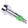 Indikátor pro montáž do panelu, řada: SMLD Zelená, typ žárovky: LED Jazýček Signal Construct 14V 8 mm, IP67