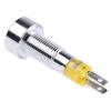 Indikátor pro montáž do panelu, řada: SMLD Žlutá, typ žárovky: LED Jazýček Signal Construct 28V 8 mm, IP67