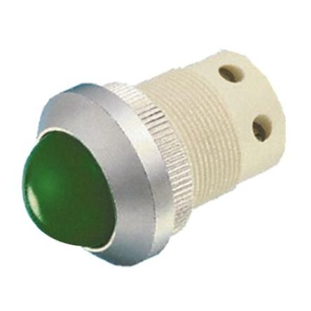 Indikátor pro montáž do panelu, řada: SMSD Zelená, typ žárovky: LED Šroub Signal Construct 28V 22 mm