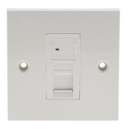 Telefonní zásuvka, RJ45, materiál pouzdra: ABS RS PRO