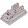 Zásuvkový modul RJ, počet cest: 1 RJ45 UTP Přímý Cat5e Bílá RS PRO
