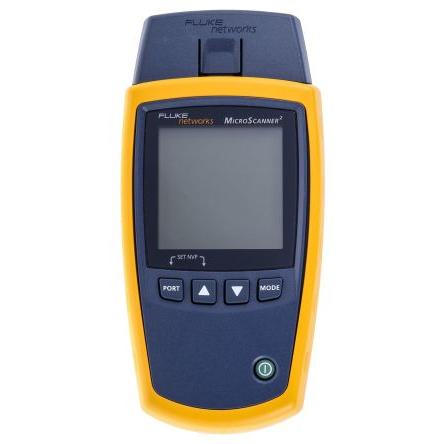 Tester síťových kabelů Tester kabelů, číslo modelu: MICROSCANNER 2 KIT Fluke Networks RJ11, RJ45, Koaxiální