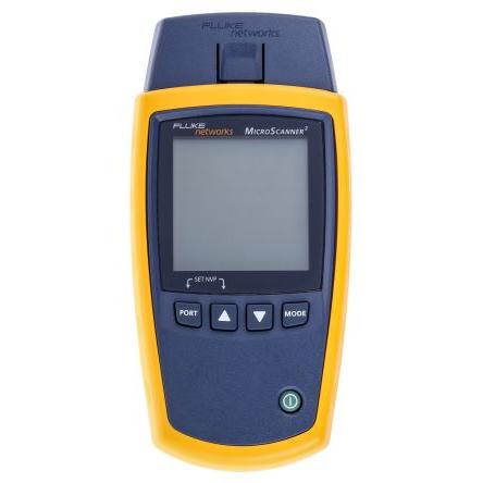 Tester síťových kabelů Tester kabelů, číslo modelu: MICROSCANNER 2 Fluke Networks RJ11, RJ45, Koaxiální