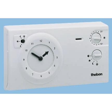 Theben Termostat, CO 24 h, 7 dnů 30 °C 6 A 10 °C 230V ac 250V ac