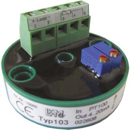 LKMelectronic Teplotní čidlo, řada: LKM 103, typ vstupní: PT100 85 °C 24V -40 °C 0 °C 150 °C