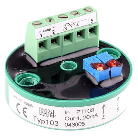 LKMelectronic Teplotní čidlo, řada: LKM 103, typ vstupní: PT100 85 °C 90V -40 °C -30 °C 70 °C