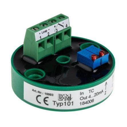 LKMelectronic Teplotní čidlo, řada: LKM 101, typ vstupní: Termočlánek typu K 85 °C 35V -40 °C 0 °C 600 °C