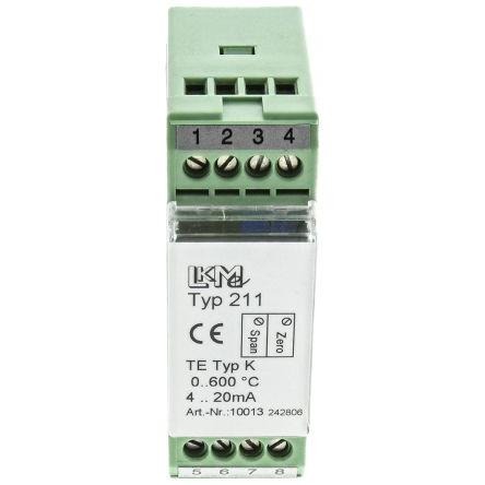 LKMelectronic Teplotní čidlo, řada: LKM 211, typ vstupní: Termočlánek 85 °C 35V -40 °C 0 °C 800 °C
