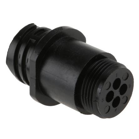 Kulatý konektor, počet kontaktů: 4, Kabel, velikost: Standard TE Connectivity, pohlaví kontaktu: Vnější, orientace těla: