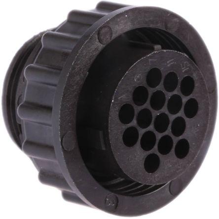 Kulatý konektor, počet kontaktů: 16, Rovný, velikost: Standard TE Connectivity, pohlaví kontaktu: Vnitřní, orientace