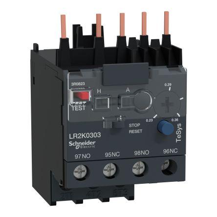 Schneider Electric Relé teplotního přetížení, rozsah: LR2K 1 NO/1 NC s Automaticky a ručně resetováním a hodnotami FLC