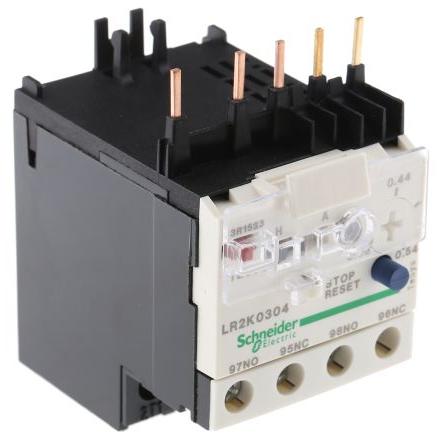 Schneider Electric Relé teplotního přetížení, rozsah: LR2K 1 NO/1 NC s Automaticky a ručně resetováním a hodnotami FLC