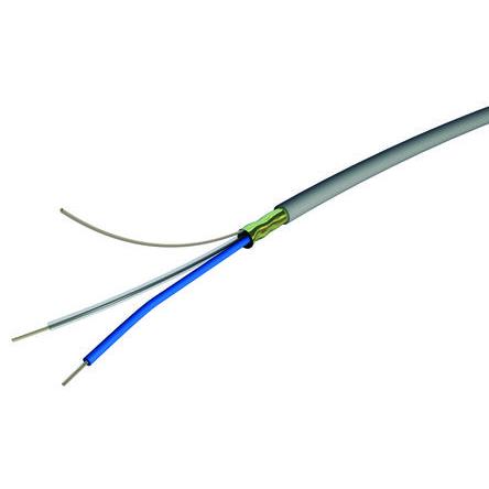 Audio kabel, řada: JA Stíněný plocha průřezu 0.22 mm² S2CEB, Šedá