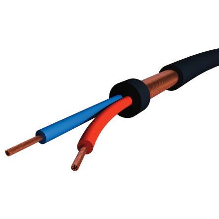 Audio kabel, řada: Micro 2žilový Stíněný, vnější průměr: 6.35 mm OD S2CEB, Černá 100 m