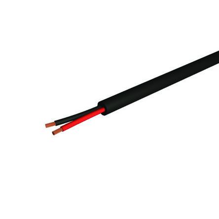 Audio kabel, řada: FHP 2žilový plocha průřezu 1.5 mm² S2CEB, Černá