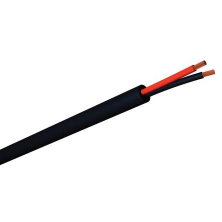 Audio kabel, řada: FHP 2žilový plocha průřezu 2.5 mm² S2CEB, Černá