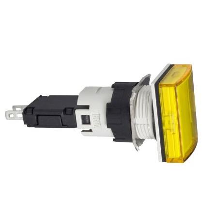 Schneider Electric Kontrolka, řada: Harmony XB6 Montáž do panelu LED Žlutá, průměr výřezu: 16 mm IP65 Kulatý 24V ac/dc