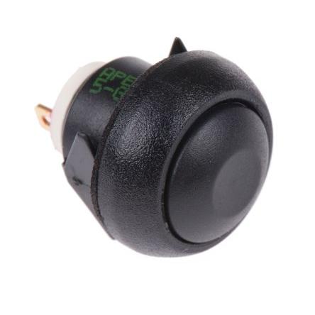 APEM Miniaturní tlačítkový spínač, řada: IB IP67 SPST Panel Okamžité 13.6 mm 400mA 50 V dc 125 V ac