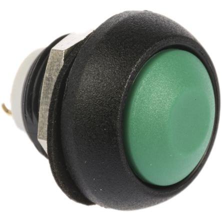 APEM Tlačítkový spínač, řada: IS IP67 SPST Montáž do panelu Okamžité 13.6 mm 400mA 50 V dc