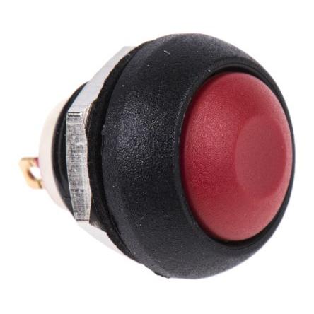 APEM Tlačítkový spínač, řada: IS IP67 SPST Montáž do panelu Okamžité 13.6 mm 400mA