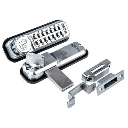 Dom Metalux Kódový zámek, Hliník Mechanické, Komutátorový