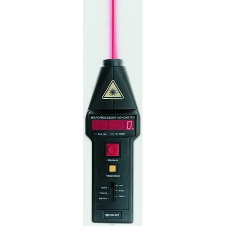 Otáčkoměr, přesnost: ±0.05 %, typ displeje: LED 99999rpm Compact Instruments