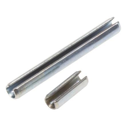 RS PRO Závlačka průměr 2.5 mm, Galvanizovaný, Ocel Drážkový pružný