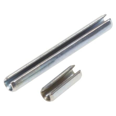 RS PRO Závlačka průměr 3.5 mm, Galvanizovaný, Ocel Drážkový pružný