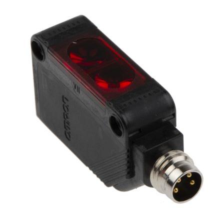Omron Fotoelektrický snímač, řada: E3ZR LED Blok 4kolíkový M8, výstup: PnP Retroreflexní IP67