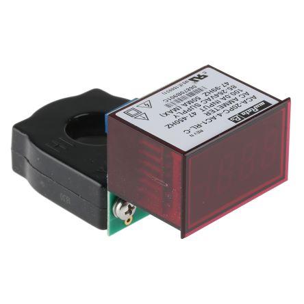 Digitální ampérmetr ACA-20PC-4-AC1-RL-C, řada: ACA-20PC 50 A, výška výřezu: 21.3 mm St., šířka výřezu: 33.9 mm, přesnost