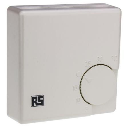 RS PRO Termostat, NC 30 °C 16 A 5 °C 230V ac