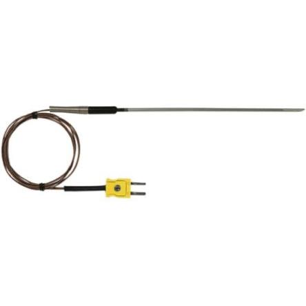 Teplotní sonda 80P9A Typ J Skalpel Fluke, typ sondy: Vkládací, Vzduch, Povrch, Obecné, délka sondy: 140 mm 9.5 mm 260 °C