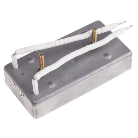 RS PRO Topné těleso, délka: 123.5mm Křemík 500 W, šířka: 62.5 mm