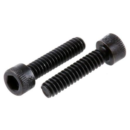 Holo-Krome Šroub s vnitřním šestihranem, Černá, Legovaná ocel hlavice Vnitřní šestihran, UNC, No. 4, délka: 13 mm