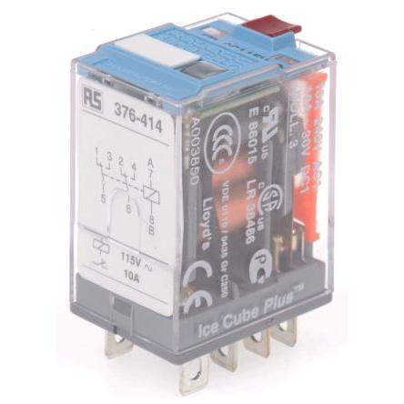 Releco Výkonové relé DPDT 10A 115V ac C7