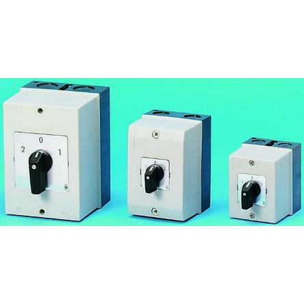 Eaton Oddělovací (hlavní) vypínač, rozsah: T0-4 4pólový Povrchová montáž IP65 20A 7.5 kW